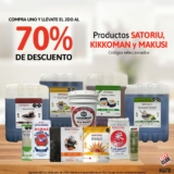 En City Club llévate el 2do al 70% en productos Satoriu, Kikkoman y Makusi