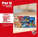 Quincena de la galleta City Club: Segundo a mitad de precio en galletas dulces