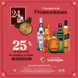 En City Club 25% de descuento en Whiskys y Rones y 30% en Vinos de mesa sólo hoy