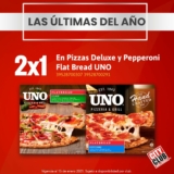 En City Club 2×1 en Pizzas Deluxe y Pepperoni Flat Bread UNO