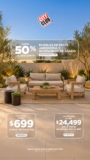 Promo City Club: Hasta 50% de descuento en muebles de patio, jardinería y accesorios de asado