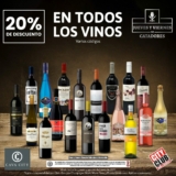 En City Club 20% de descuento en vinos los jueves y viernes de enero