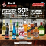 En City Club Segundo a mitad de precio en vinos y licores este fin de semana