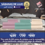 Promoción City Club: Sábanas de lujo Royal Kensington Luxury Collection a precio especial al renovar tu membresía