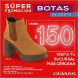 En Cklass botas desde $150 pesos