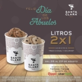 Promoción 2×1 en litros de helado por el Día del Abuelo en Santa Clara