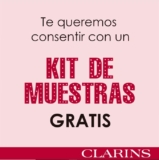 Regístrate en Clarins y llévate un kit de muestras gratis
