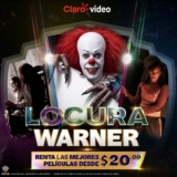La Locura Warner Claro Video: Rentas de películas desde $20 c/u