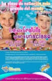 Clase de natación más grande del Mundo gratis en Parques Acuáticos participantes el 20 de junio