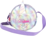 Bolsa cross-body circular para niñas Cloe Girls con diseño de unicornio baja a su menor precio