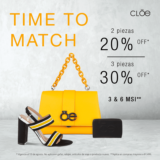 Descuentos escalonados Cloe: Hasta 30% de descuento directo y hasta 6 msi