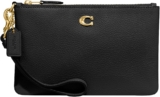 Coach Bolsa de mano de piel para mujer baja a su menor precio + 3 meses sin intereses