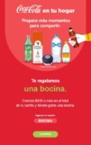 Código Coca-Cola bocina Gratis en pedidos de $450 o más