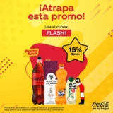 Venta Flash Coca-Cola: cupón del 15% de descuento adicional en toda la tienda