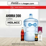 Cupón Coca-Cola de $100 de descuento en compras de $399