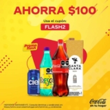 Cupón Flash Coca-Cola: $100 de descuento en compras de $349