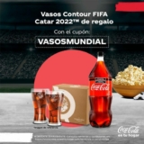 Cupón Coca-Cola vaso del mundial Gratis en compras de $199