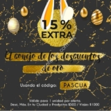 Código Groupon de 15% de descuento adicional esta Semana Santa