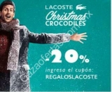 Código Lacoste de 20% de descuento en regalos de Navidad