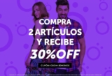 Código ösom de 30% de descuento al comprar 2 artículos