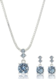 Nine West set de joyería con collar y aretes baja de precio