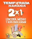 Temporada Naranja 2025: 2×1 en Lencería, medias y ropa para dormir