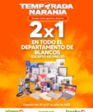 Temporada Naranja 2022: 2×1 en todo el departamento de blancos