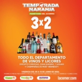 Temporada Naranja 2026 La Comer: 3×2 en vinos y licores