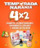 Temporada Naranja 2025: 4×2 en shampoos, acondicionadores, tratamientos capilares y jabones