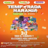 Temporada Naranja 2026: 3×2 en todo el alimento y accesorios para mascota