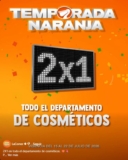 Temporada Naranja 2026: 2×1 en todo el departamento de cosméticos al 22 de julio