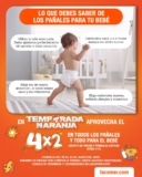 Temporada Naranja 2025: 4×2 en pañales y todo para bebés