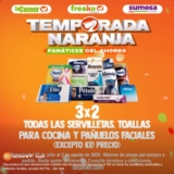 Temporada Naranja 2026: 3×2 en servilletas, toallas para cocina y pañuelos faciales
