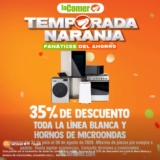 Temporada Naranja 2026: 35% de descuento en Línea blanca y Hornos de microondas