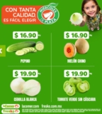 Miércoles de Plaza 6 de mayo: frutas y verduras en la Comer y Fresko