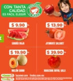 Miércoles de Plaza 12 de agosto: frutas y verduras en la Comer y Fresko