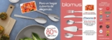Promoción La Comer Timbres Monedero Naranja: Hasta 80% de descuento en cubiertos Blomus