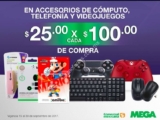 En Comercial Mexicana $25 por cada $100 de compra en accesorios de cómputo, telefonía y videojuegos