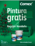 Promoción Comex Regalón Navideño 2017: pintura GRATIS al comprar una cubeta o un galón