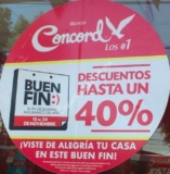 Promoción Concord Buen Fin 2017: Hasta 40% de descuento del 13 al 24 de noviembre