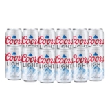 24 pack cervezas Coors Light lata 355 ml bajan a un gran precio