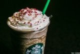 Cortesías para la nueva bebida de Starbucks Cherry Mocha en la Caravana Chilango