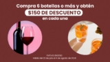 En Costco compra 6 botellas de vino y obtén $150 de descuento en cada una