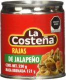 Rajas de jalapeño La Costeña lata de 220 gr baja a un gran precio