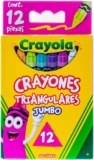 Juego de 12 crayones triangulares Jumbo Crayola bajan de precio