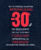 Promoción Cuidado con el Perro Día de las Madres: 30% de descuento en jeans de dama
