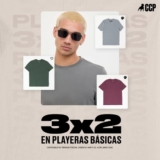 3×2 en playeras básicas en Cuidado con el Perro
