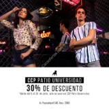 Promoción Cuidado con el Perro Patio Universidad: 30% de descuento en toda la tienda por inauguración