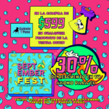 Cupón September Fest 2019 de 30% de descuento en la compra de $599 o más en Cuidado con el Perro