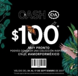 Cupón C&A de $100 pesos de descuento en compras a partir de $700